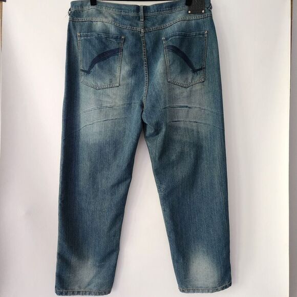 Ring of Fire Relaxed‎ Stratford medium wash jeans mens size 48x32 - Picture 3 of 9